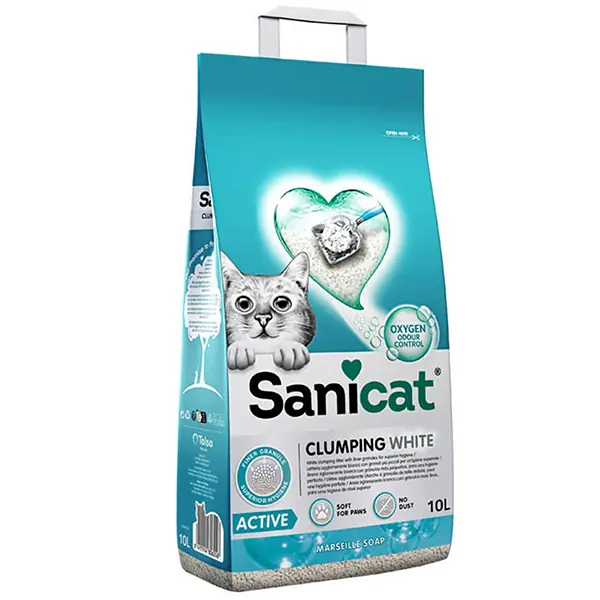 Sanicat Active Marsilya Sabunlu Topaklaşan Kedi Kumu İnce