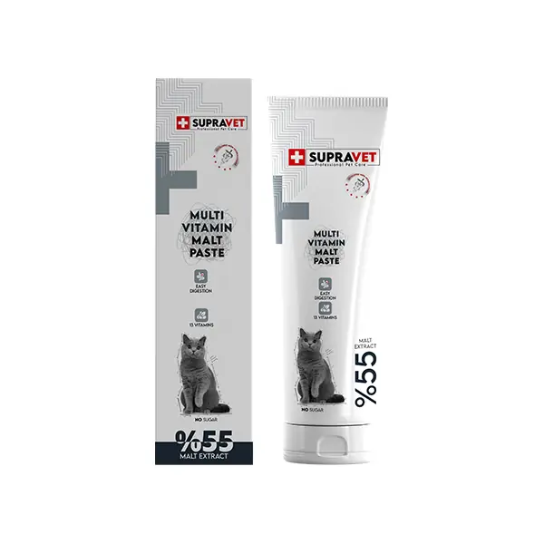 Supravet Malt Paste Multivitamin Kedi Macunu