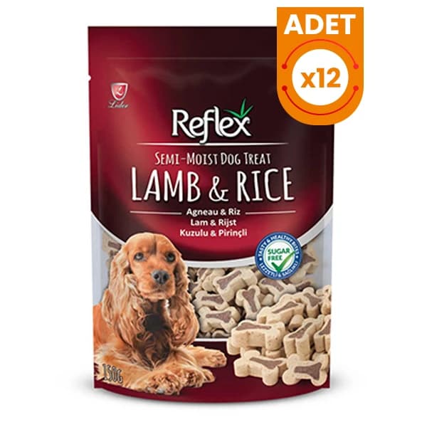 Reflex Kuzu ve Pirinçli Yarı Yumuşak Köpek Ödül Maması