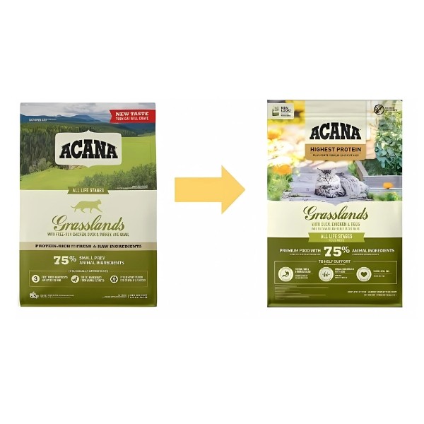 Acana Grasslands Tavuk Ördek ve Hindili Yetişkin Kedi Maması