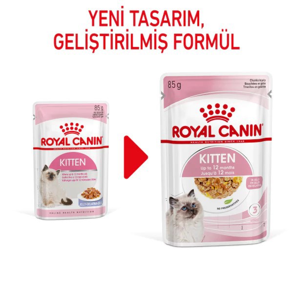 Royal Canin Kitten Jelly Pouch Yavru Konserve Kedi Maması