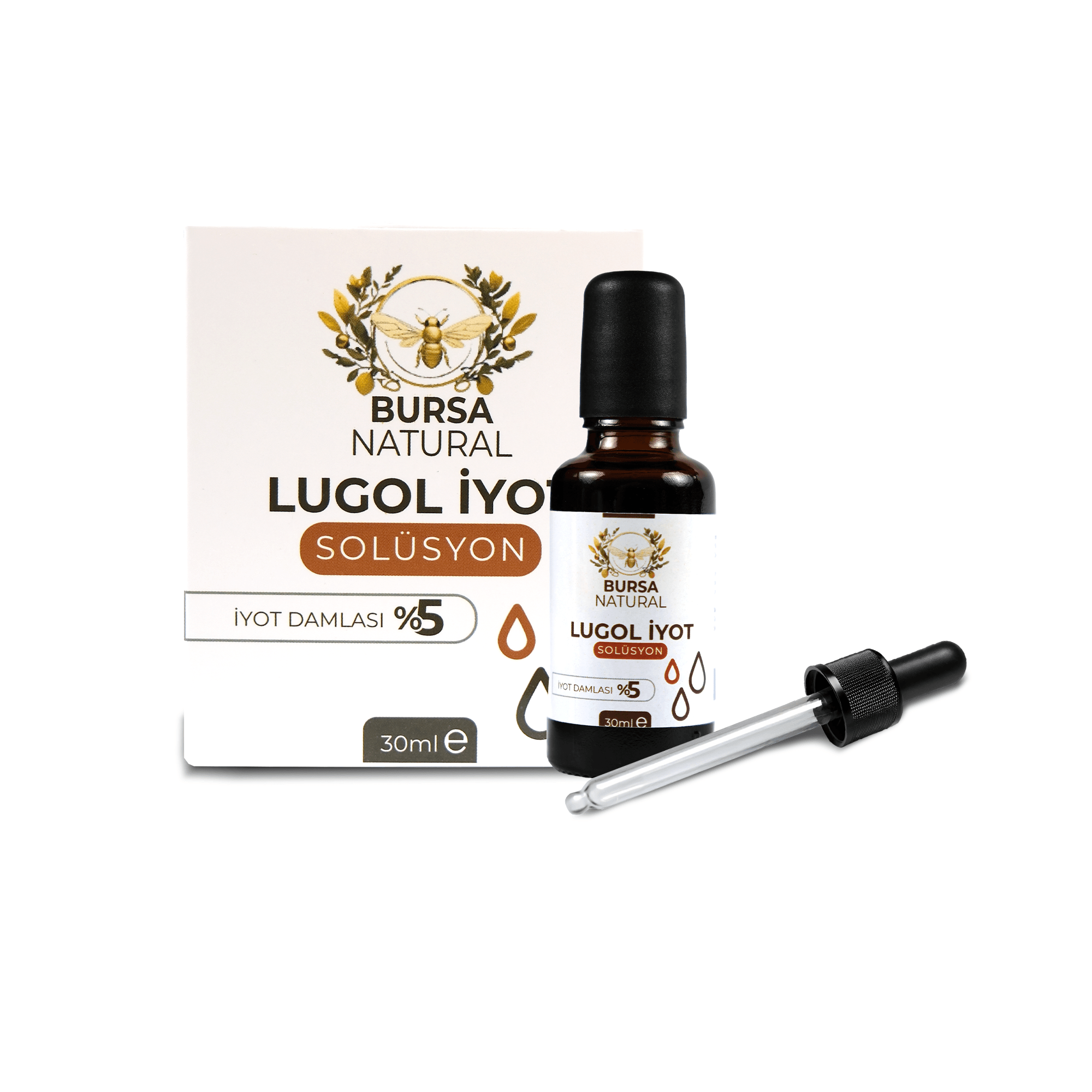 Lugol's Solution Iyot %5 Damla 30 ml