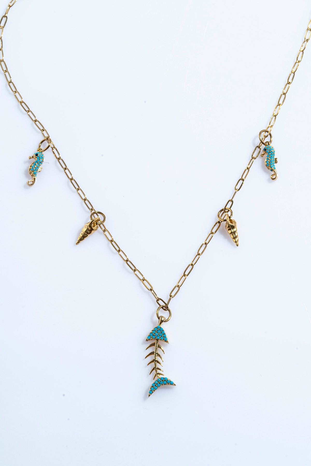Aqua Charm Kolye