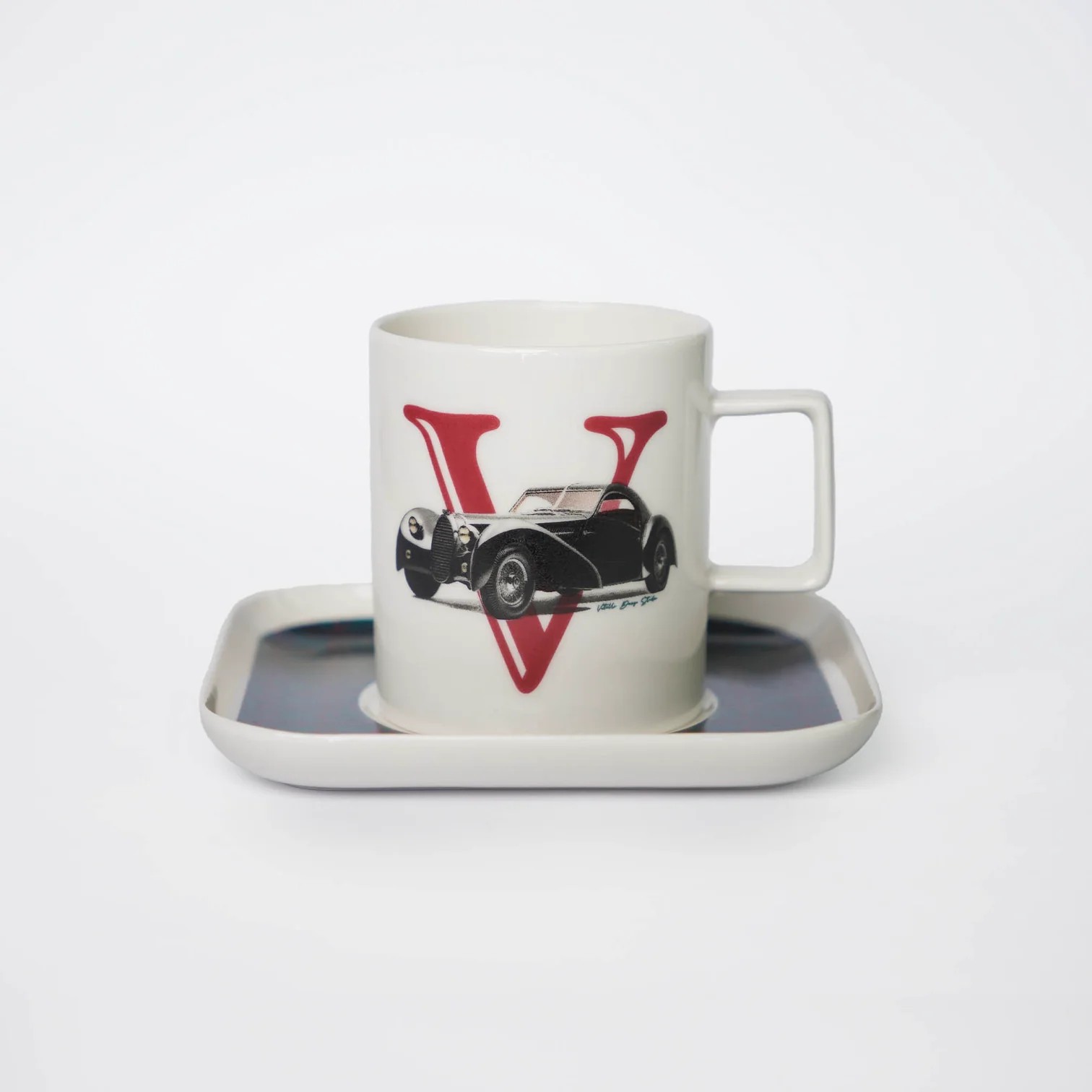 Vitelli Classic Cars 40's Porselen Çay Fincanı