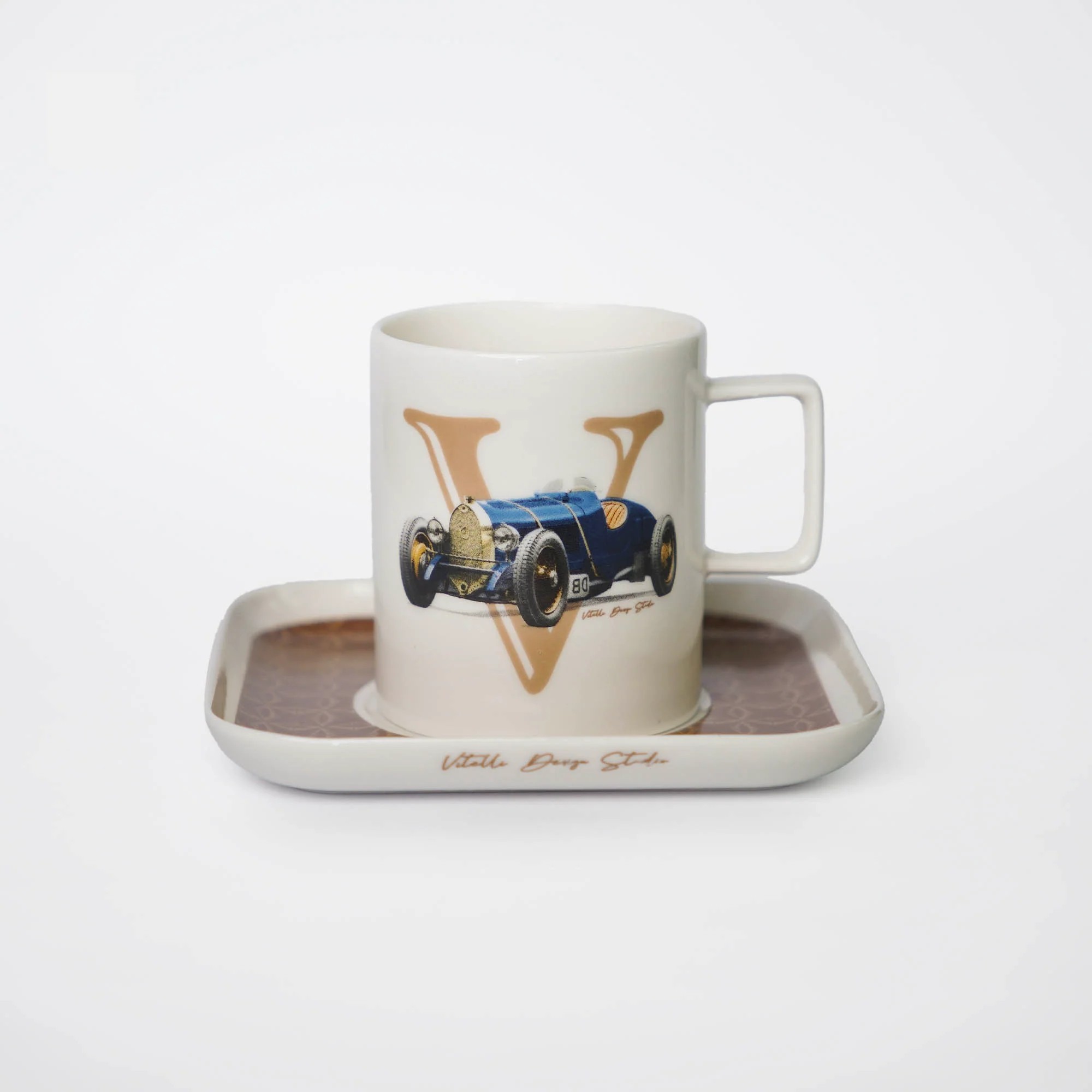 Vitelli Classic Cars 30's Porselen Çay Fincanı