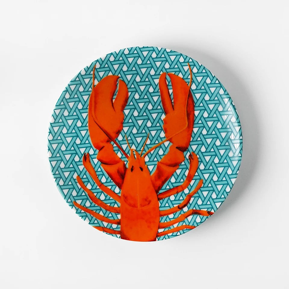 Fiori 52 Hazeran Lobster 20 Cm Porselen Tabak