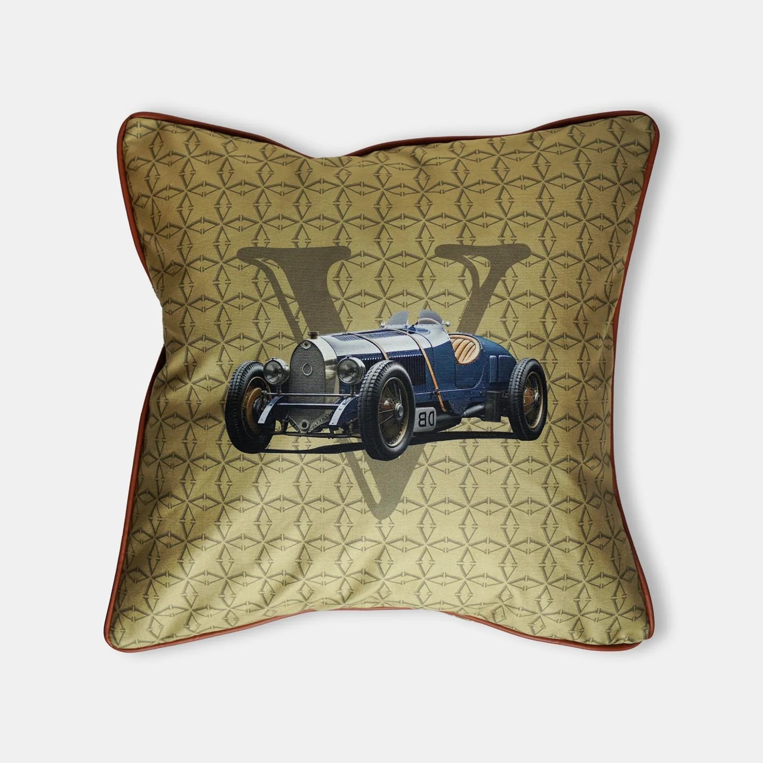 Vitelli Classic Cars 30's Dekoratif Yastık 55x55 Cm 