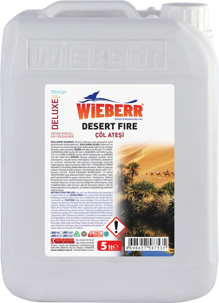 Çöl Ateşi Ortam Kokusu 5 Lt