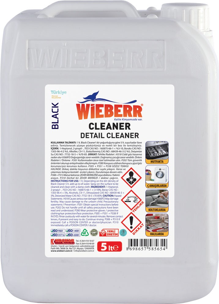 Black Cleaner 5 Lt