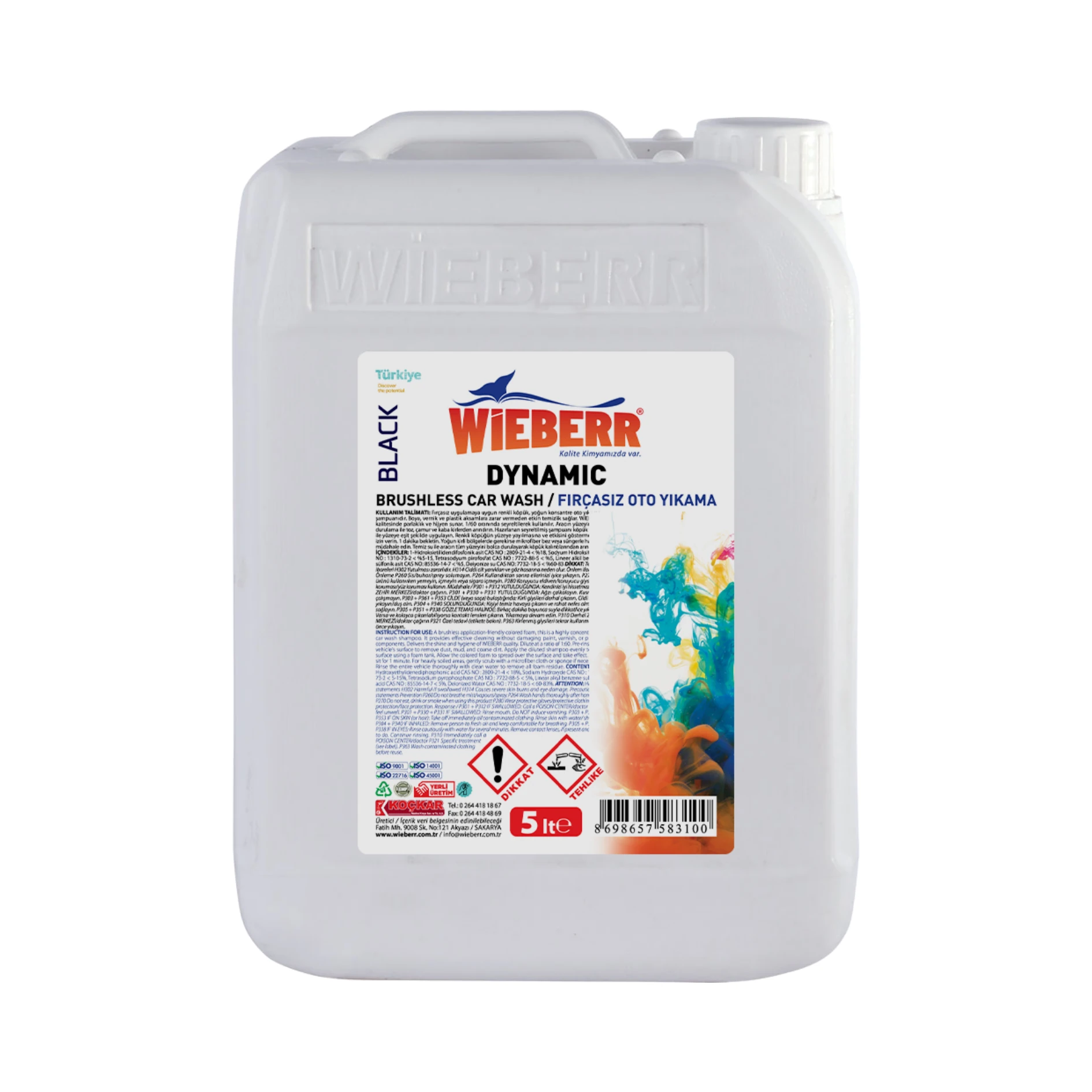 DYNAMIC Renkli Köpük 5 Lt