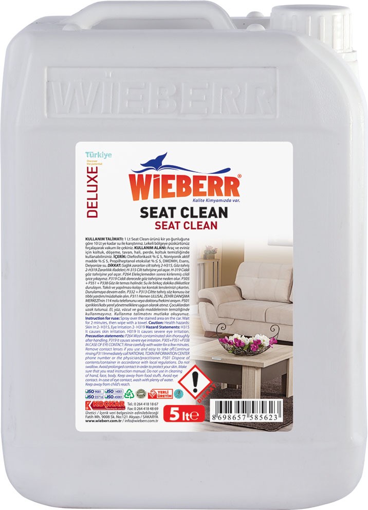 Seat Clean Leke Sökücü 5 Lt