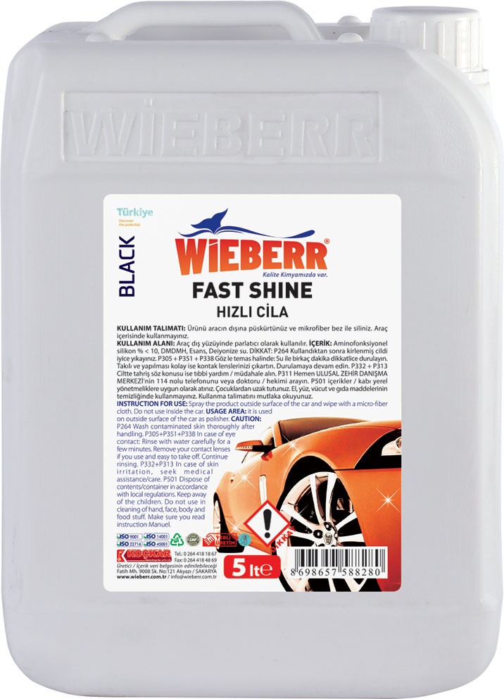 Hızlı Cila Black 5 LT