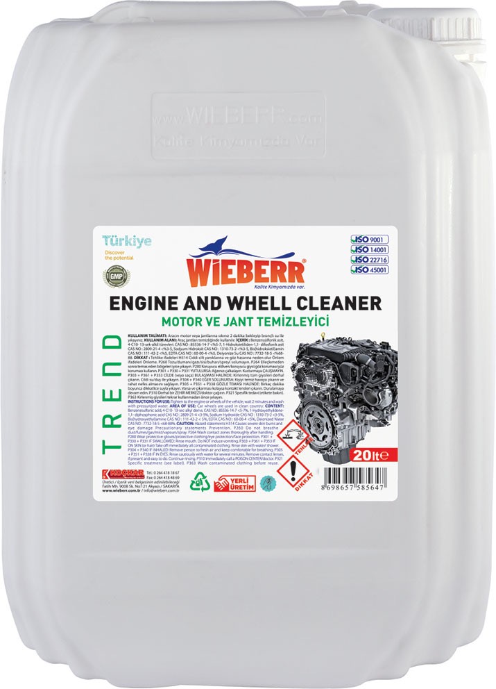 Motor & Jant Temizleme 20 Lt