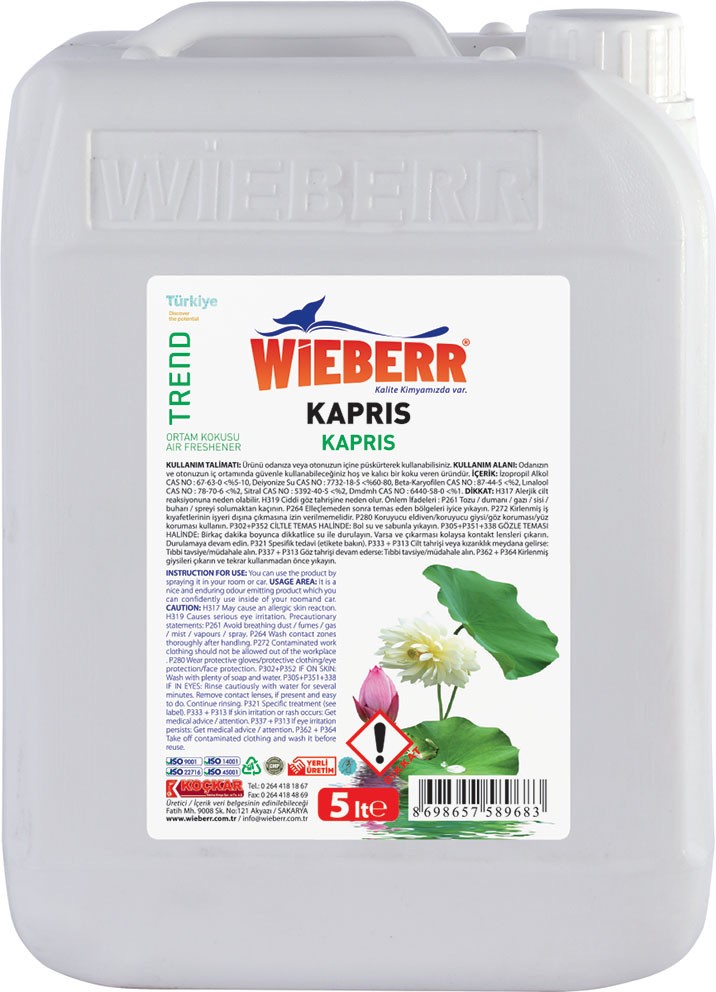 Kapris Ortam Kokusu 5 Lt