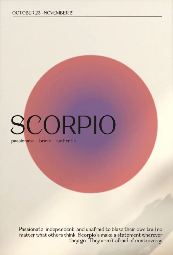 Burç-Scorpıo
