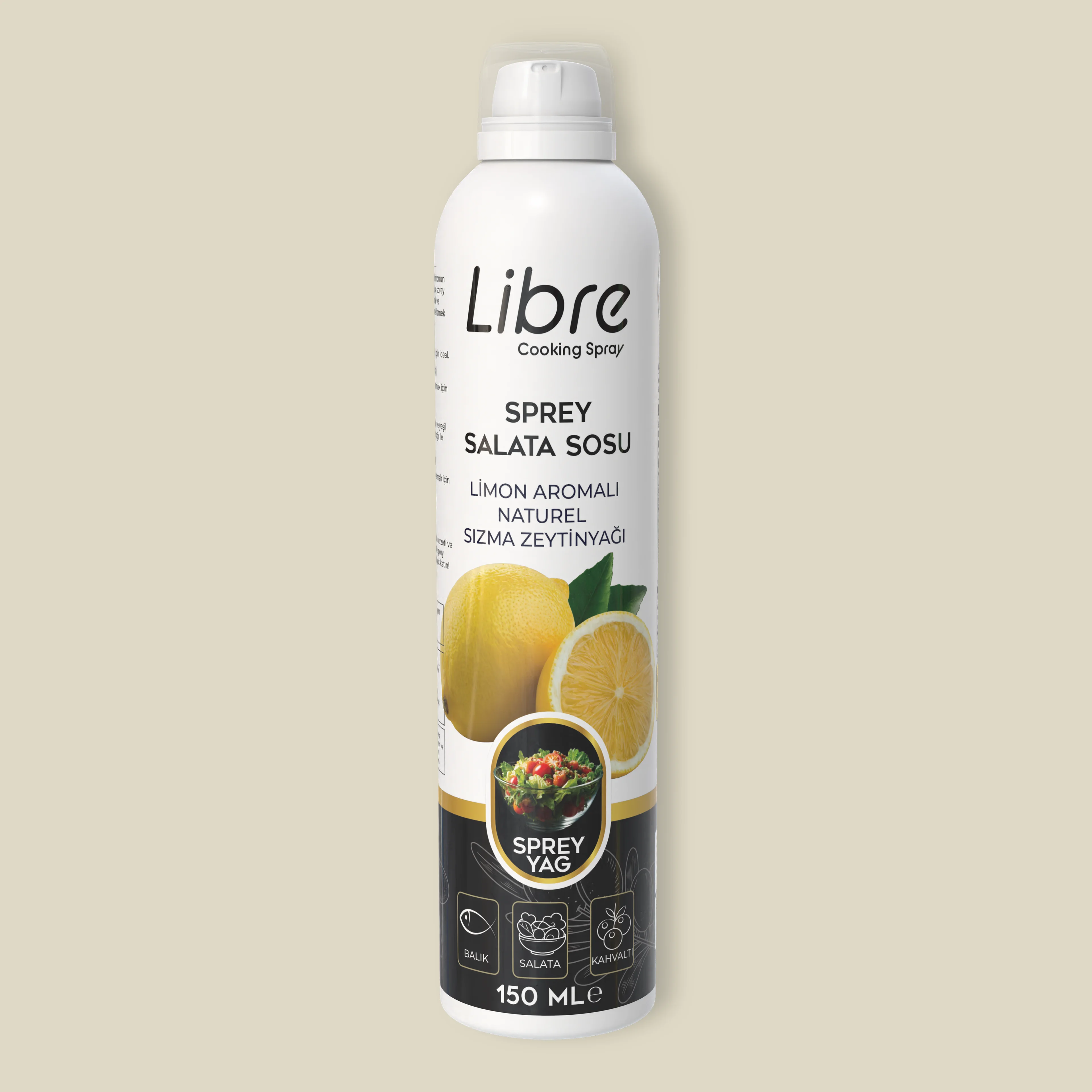 Limon Aromalı Sprey Zeytinyağı