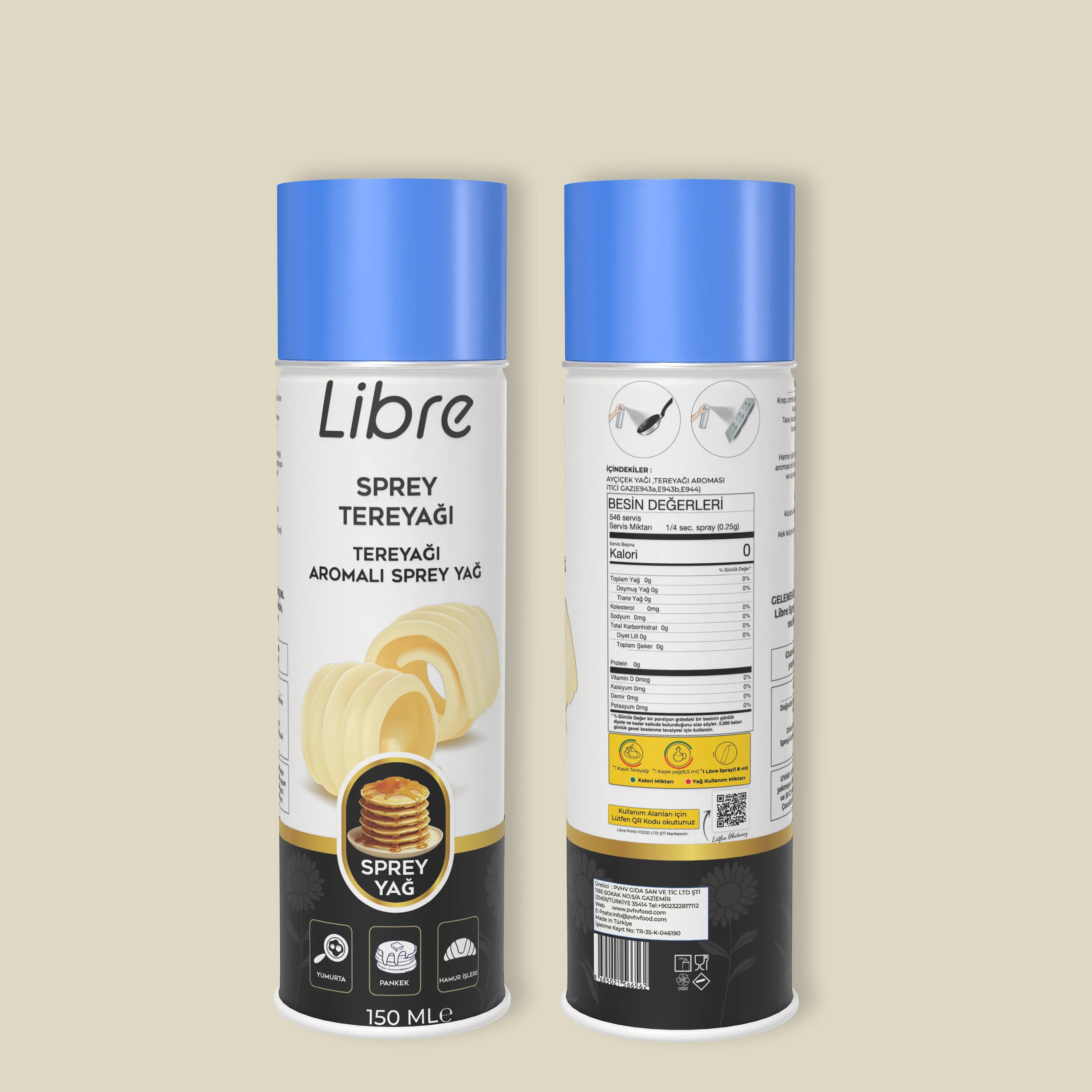 Tereyağı Aromalı Sprey Yağ