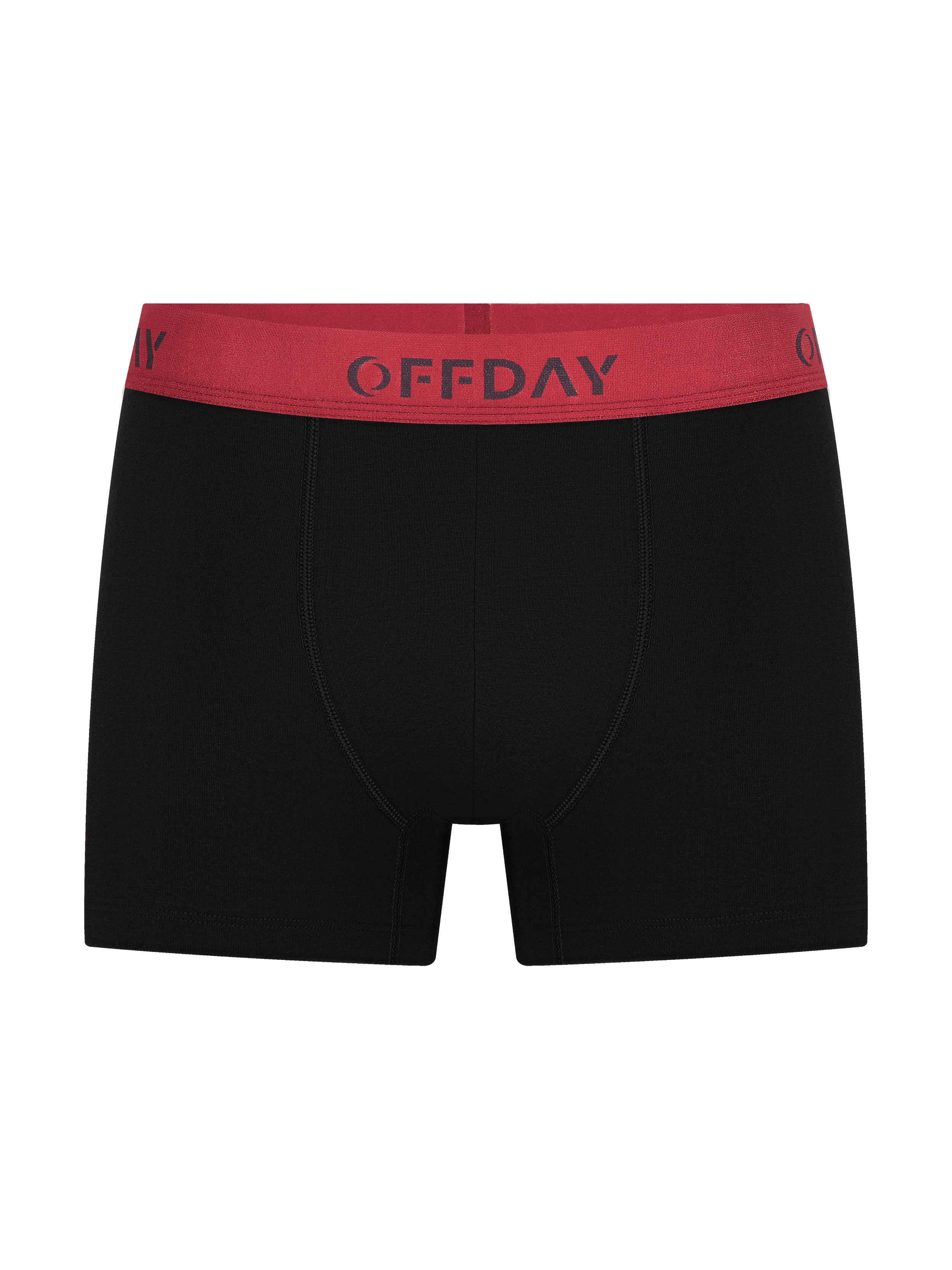 OFFDAY ESSENTIAL MODAL BOXER - Siyah/Merlot
