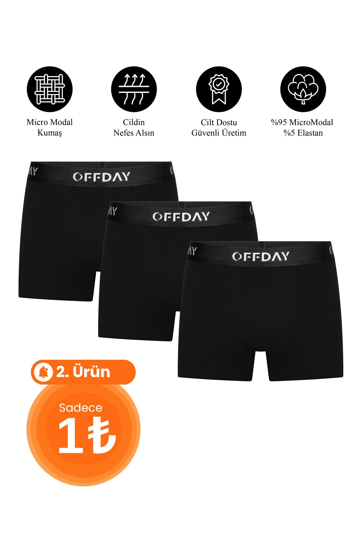 Airfit Erkek Spor Boxer 3’lü – Micro Modal