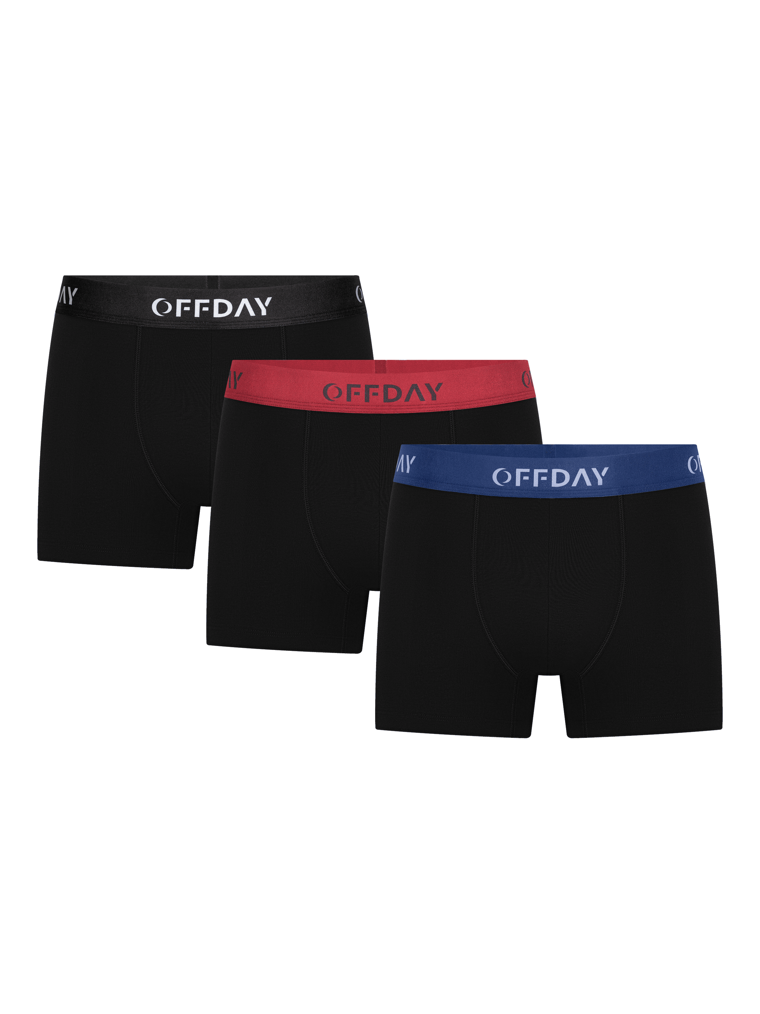 OFFDAY AIRFIT MICRO-MODAL BOXER 3'LÜ - Siyah Mix