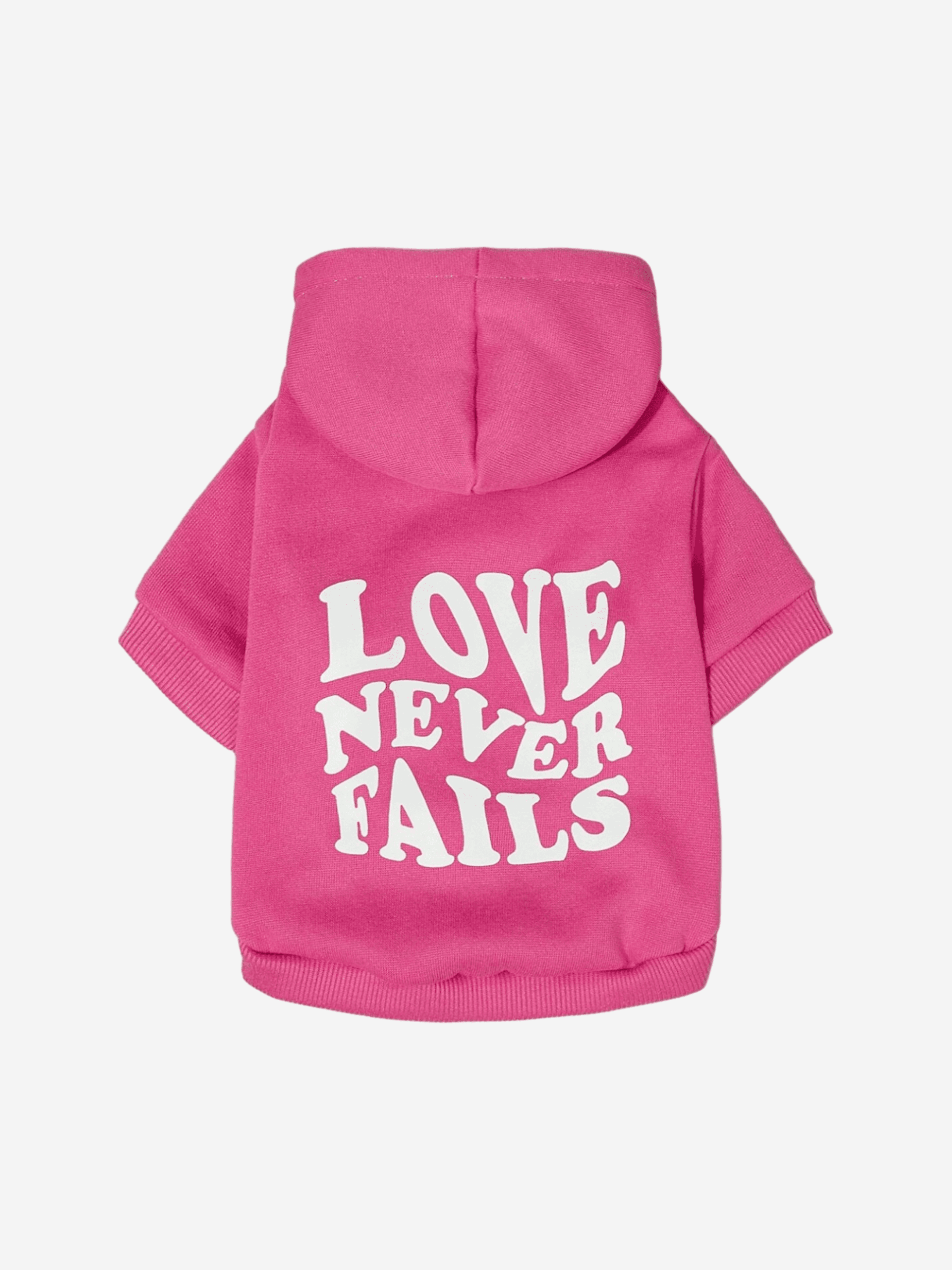 Love Never Fails Kısa Kollu Hoodie