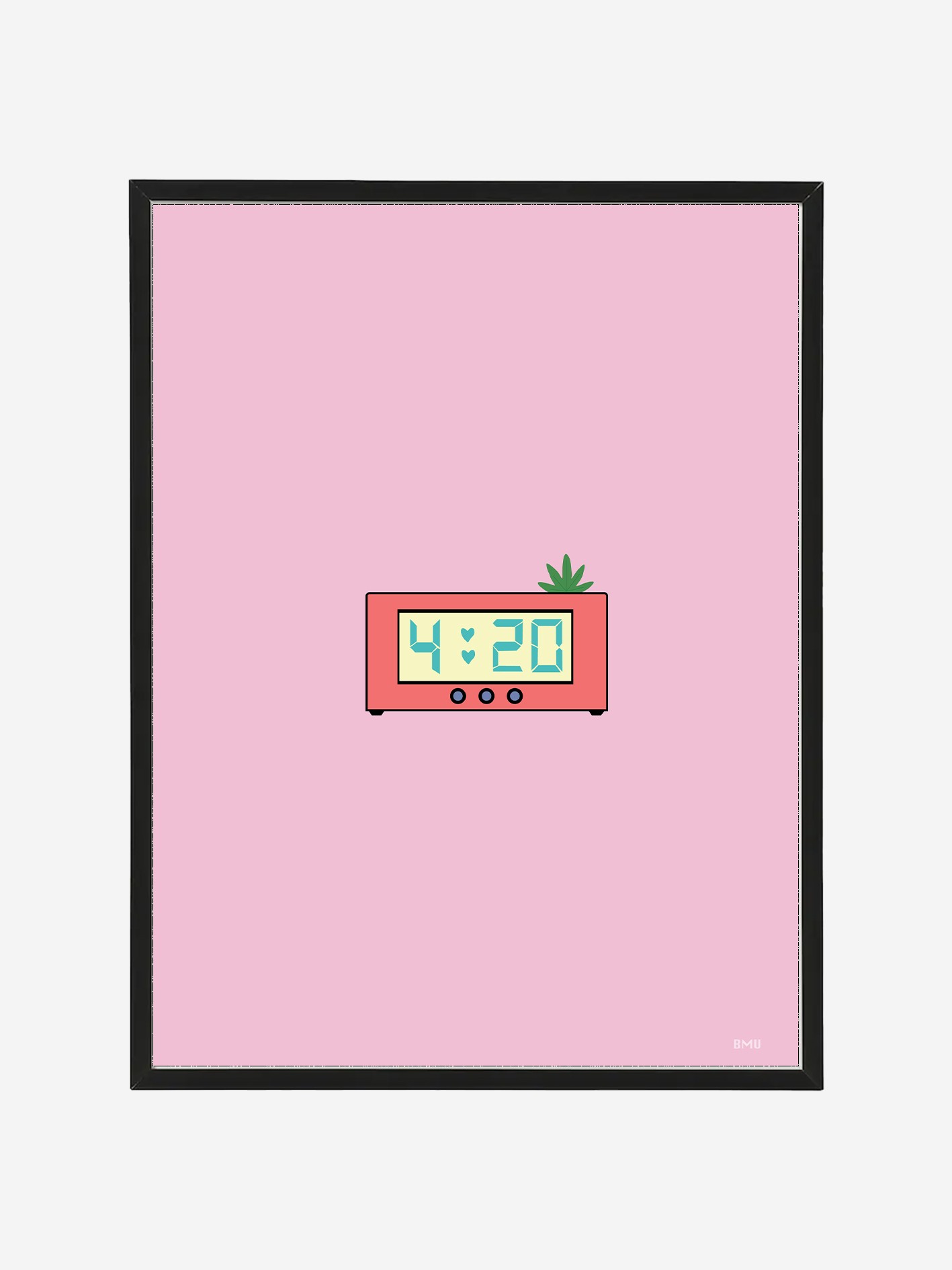 Four Twenty Clock Poster