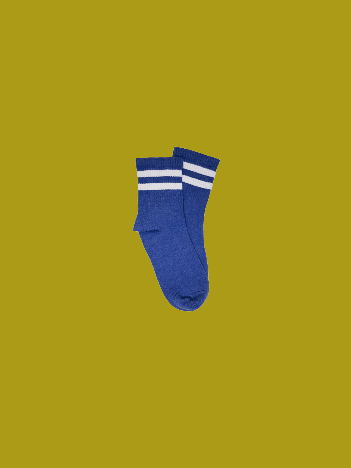 College Socks Blue&White Strip