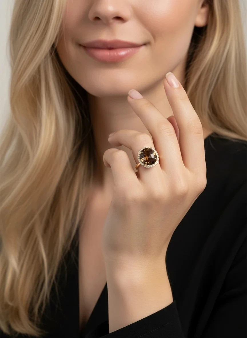 14 AYAR RENKLİ TAŞ YÜZÜK