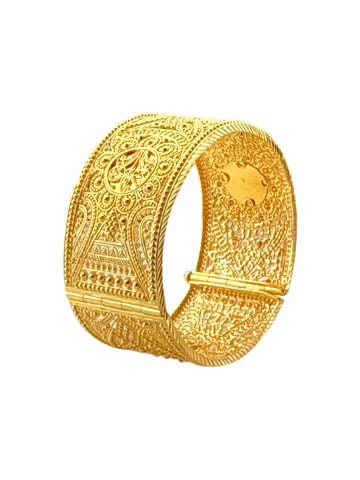 22 AYAR ALTIN HİNT İŞİ KELEPÇE