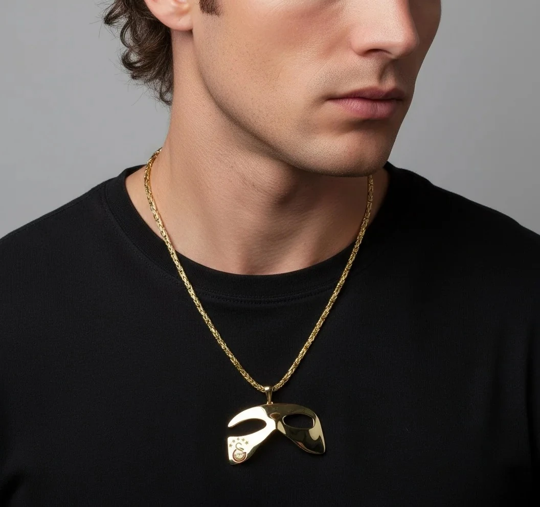 OSHİMEN Altın Maske Kolye Ucu