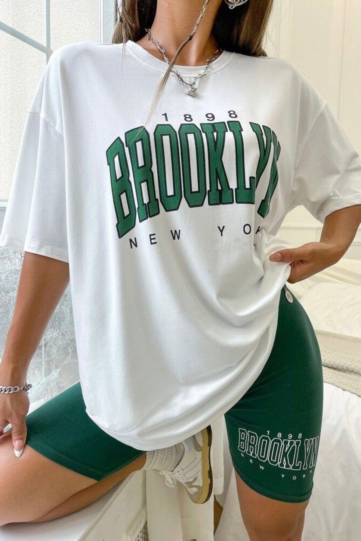 Brooklyn Newyork 1898 İkili Takım NY1898 - yeşil