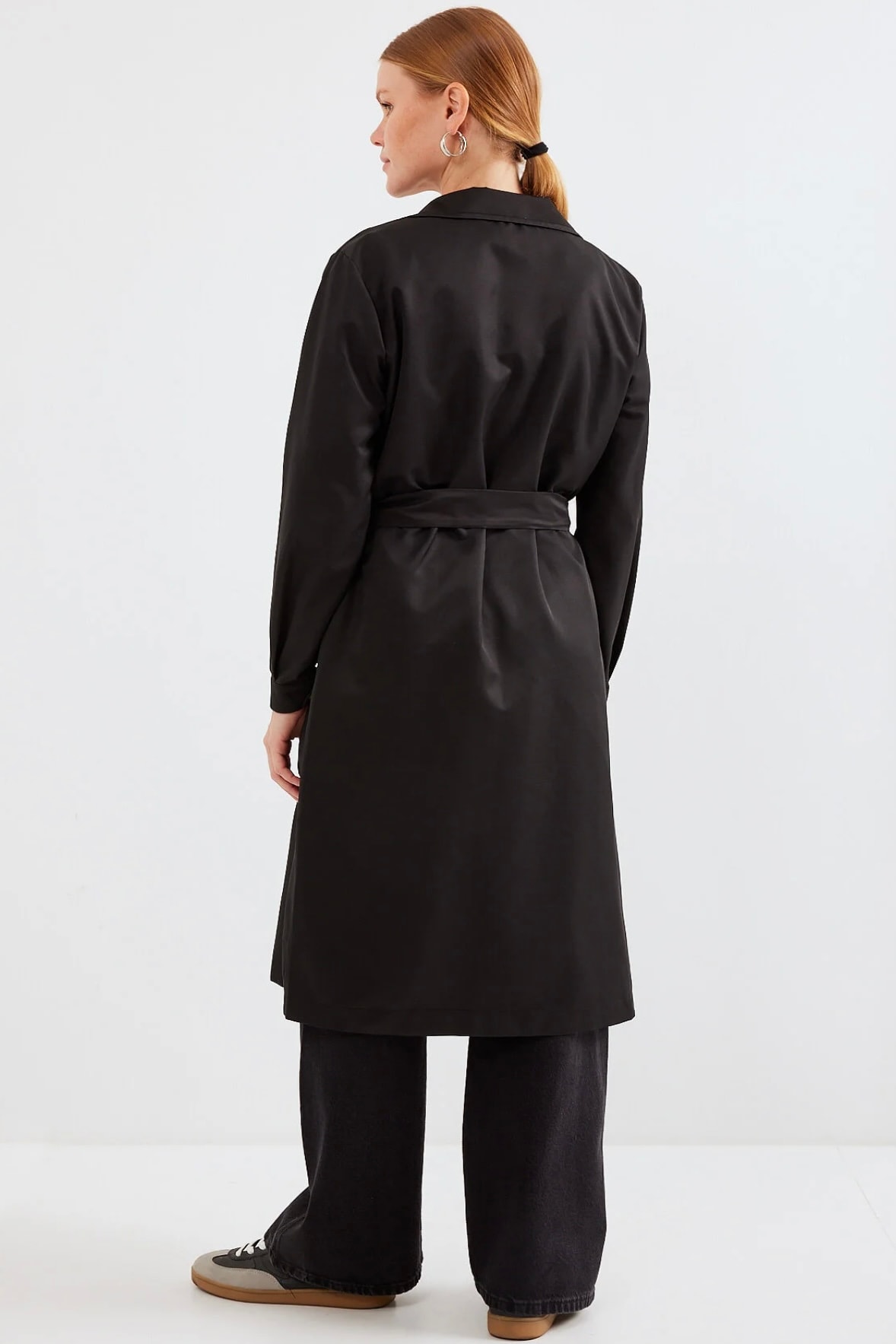 Nano Tech Oversize Trenckot Bbtc0050 - siyah