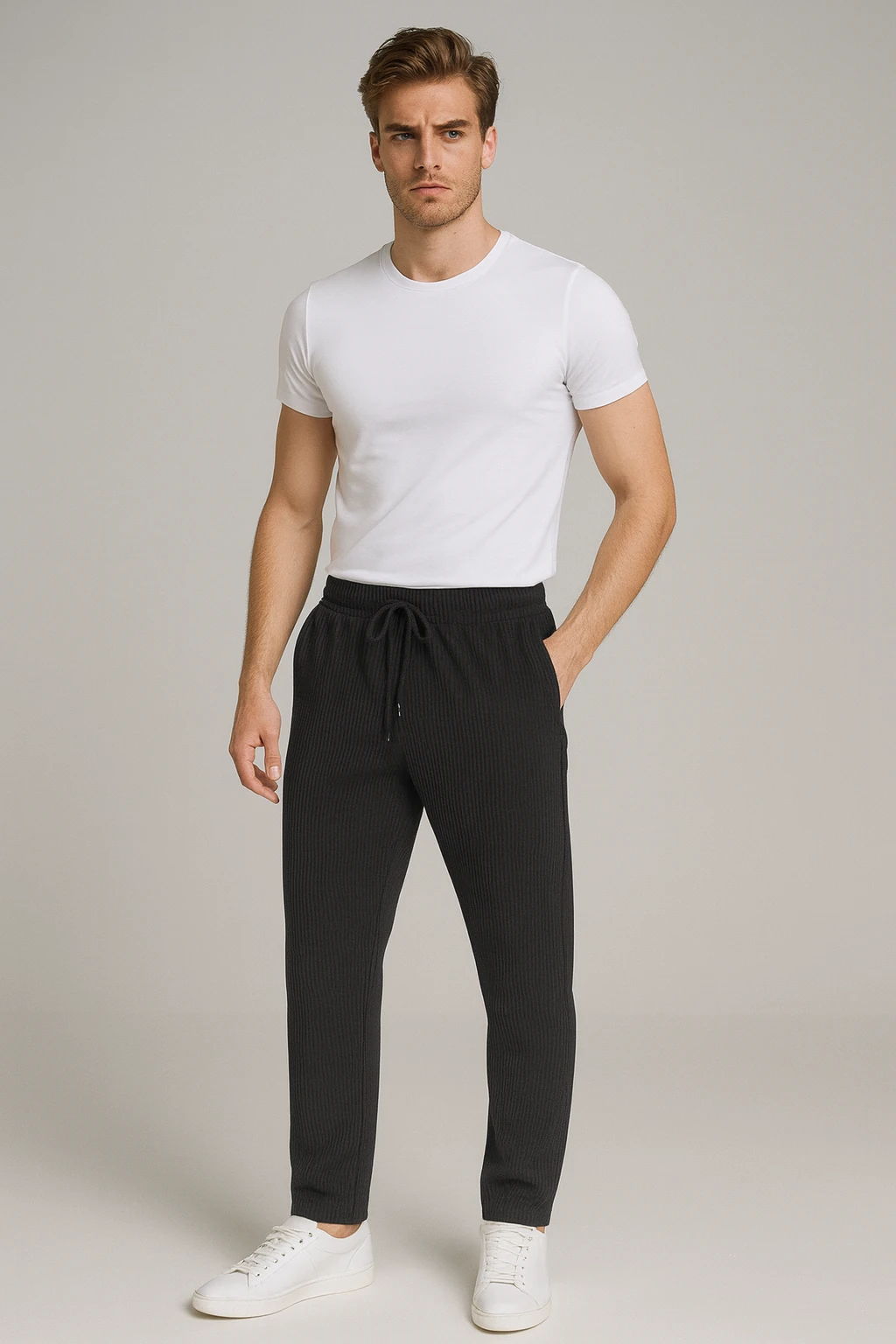 Fitilli Relax Pantolon R6757 - siyah