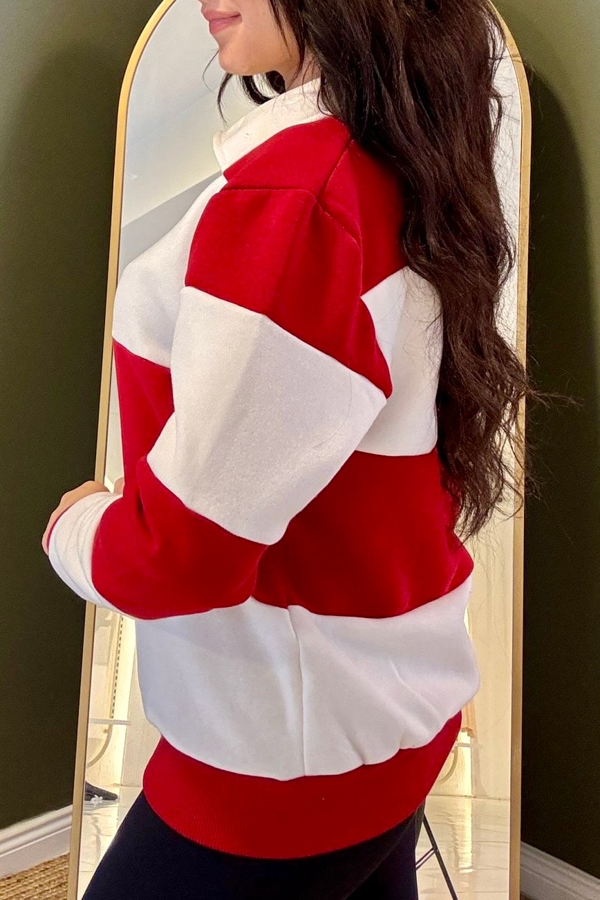 Kalın Çizgili Marin Sweatshirt M3641