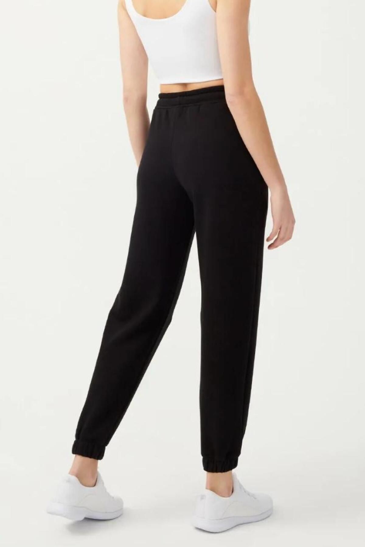 Soft Touch Penye Jogger TS9926 - siyah