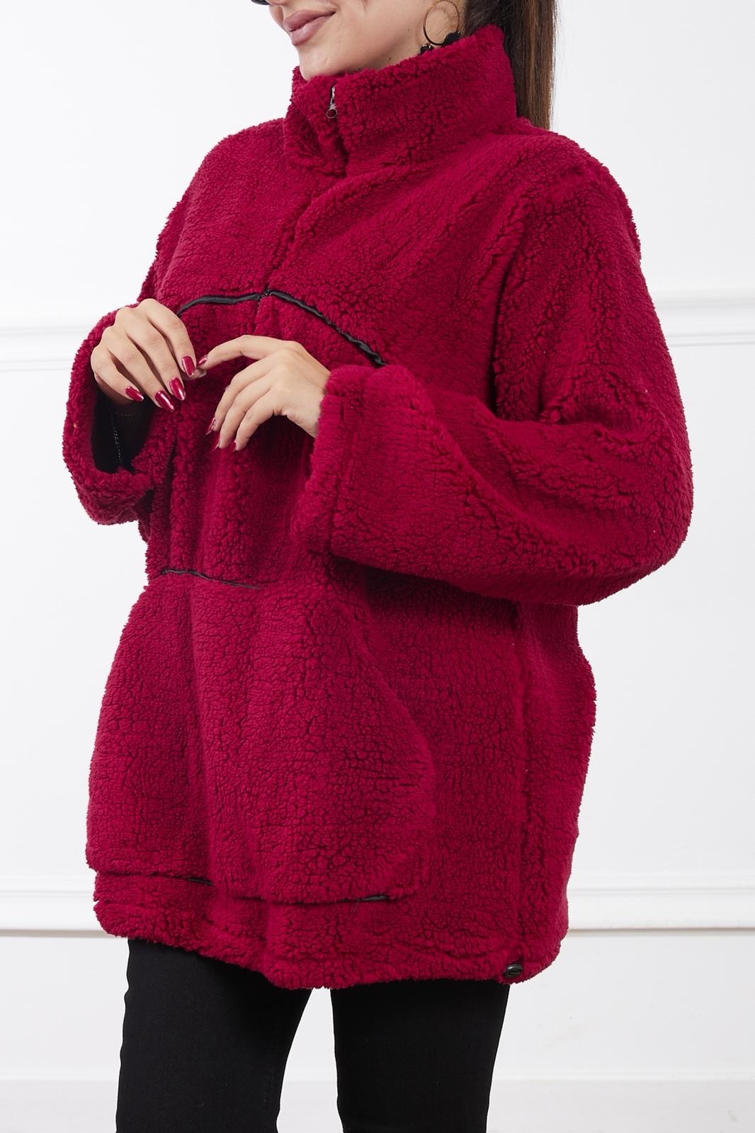 Salaş Peluş ZN1097 - bordo
