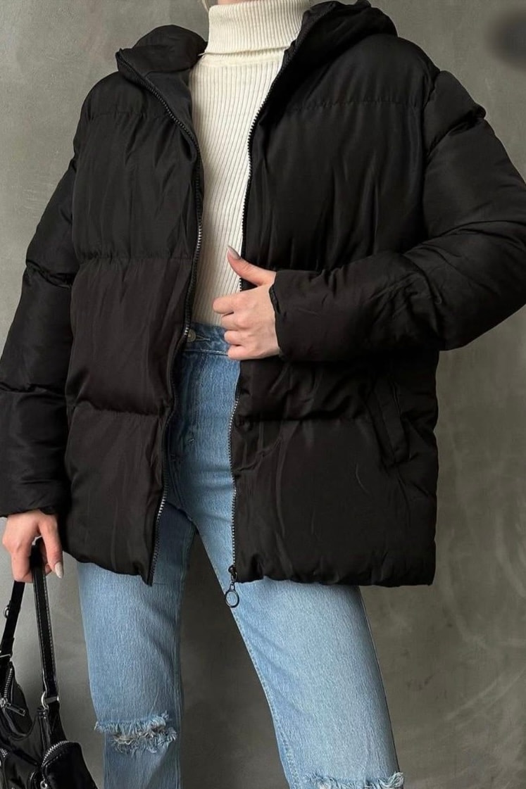 Oversize Şişme Mont G2919