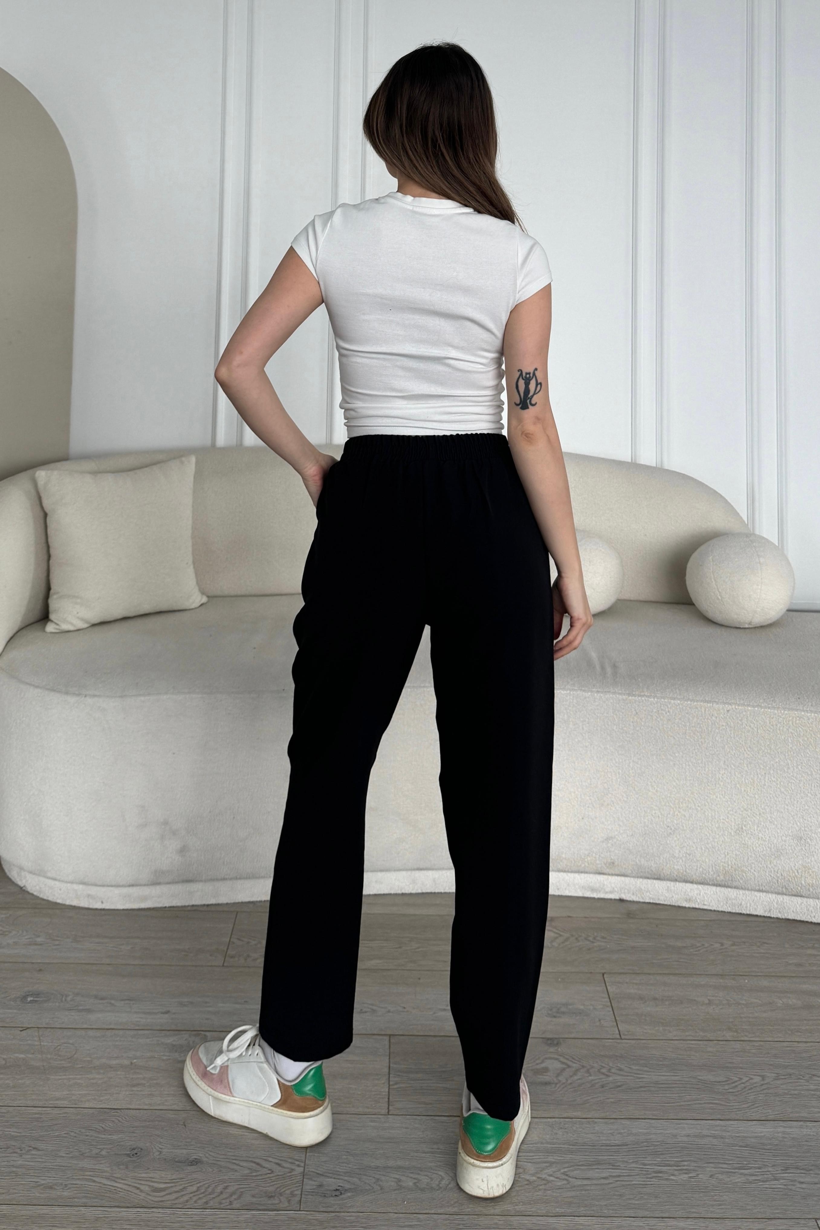 Günlük Rahat Jogger Pantolon JG5009 - siyah