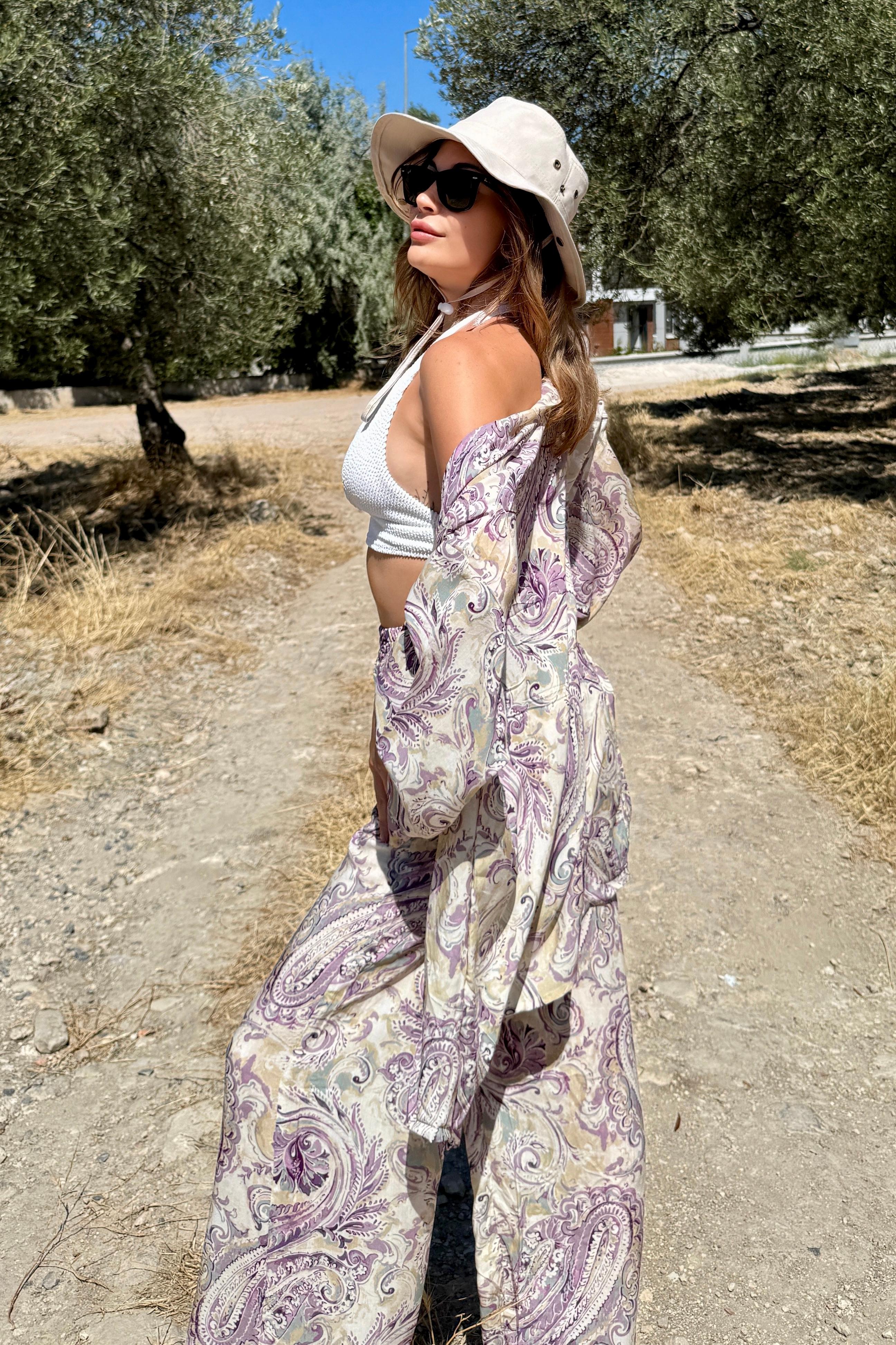 Alaçatı Vual Kimono Takım VL6757