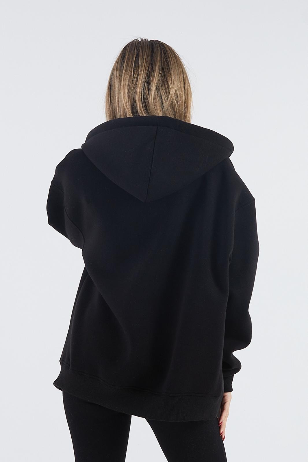 İçi Polarlı Kalın Sweatshirt ZN4545