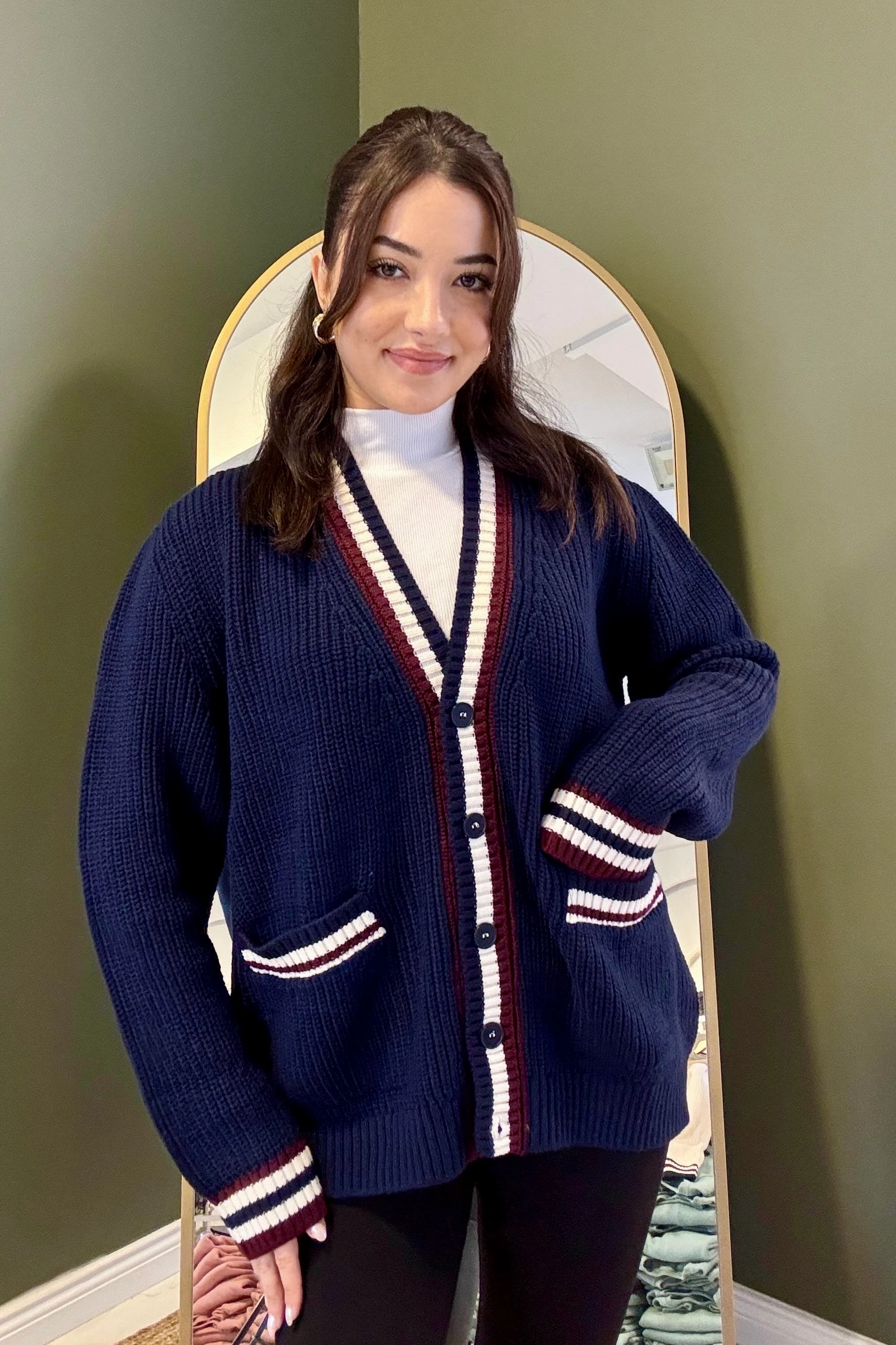 Premium Seri Marin Hırka B6613 - lacivert