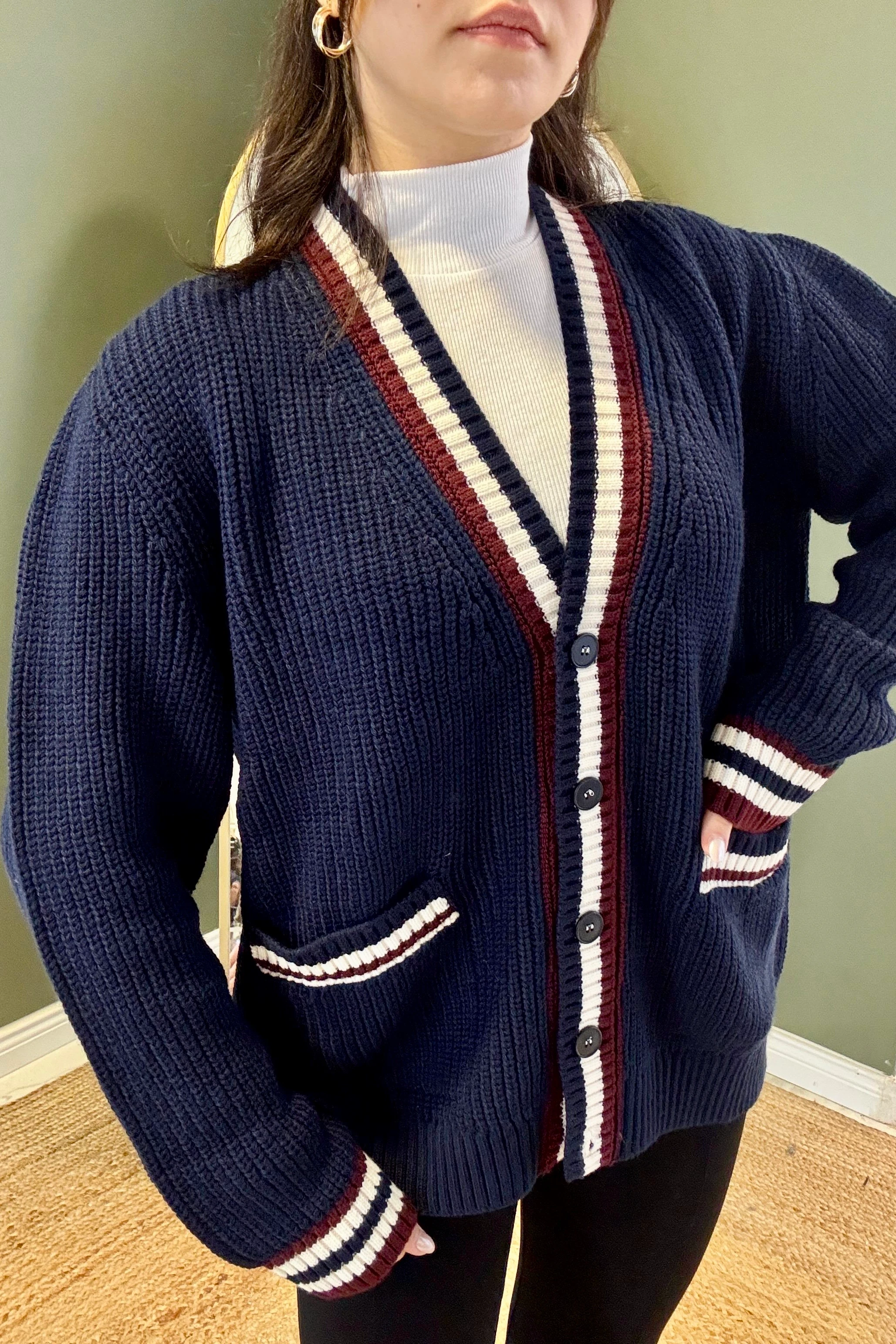 Premium Seri Marin Hırka B6613 - lacivert