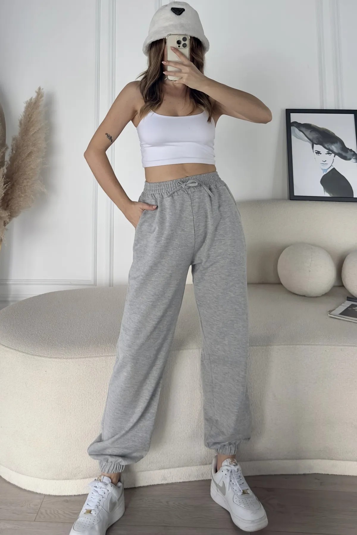 Soft Touch Penye Jogger TS9926 - gri