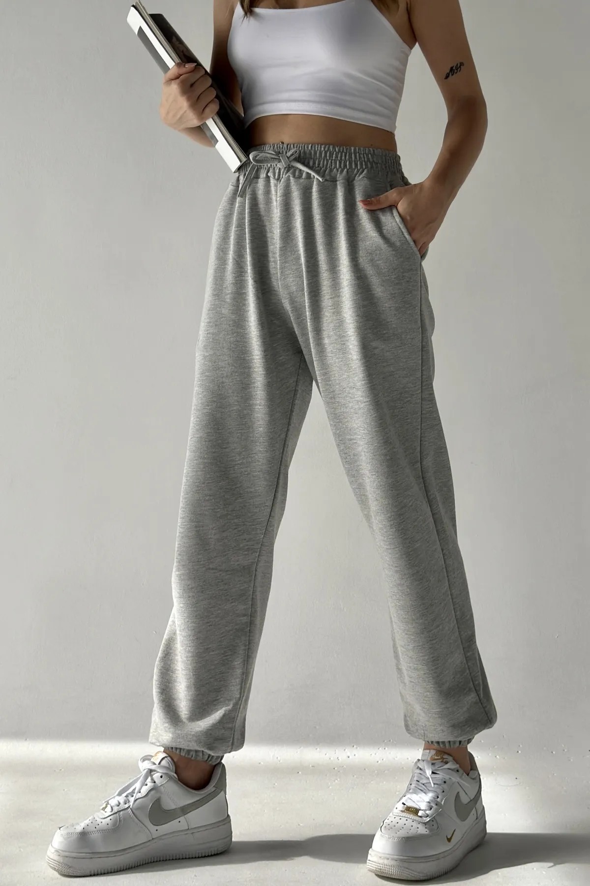 Soft Touch Penye Jogger TS9926 - gri