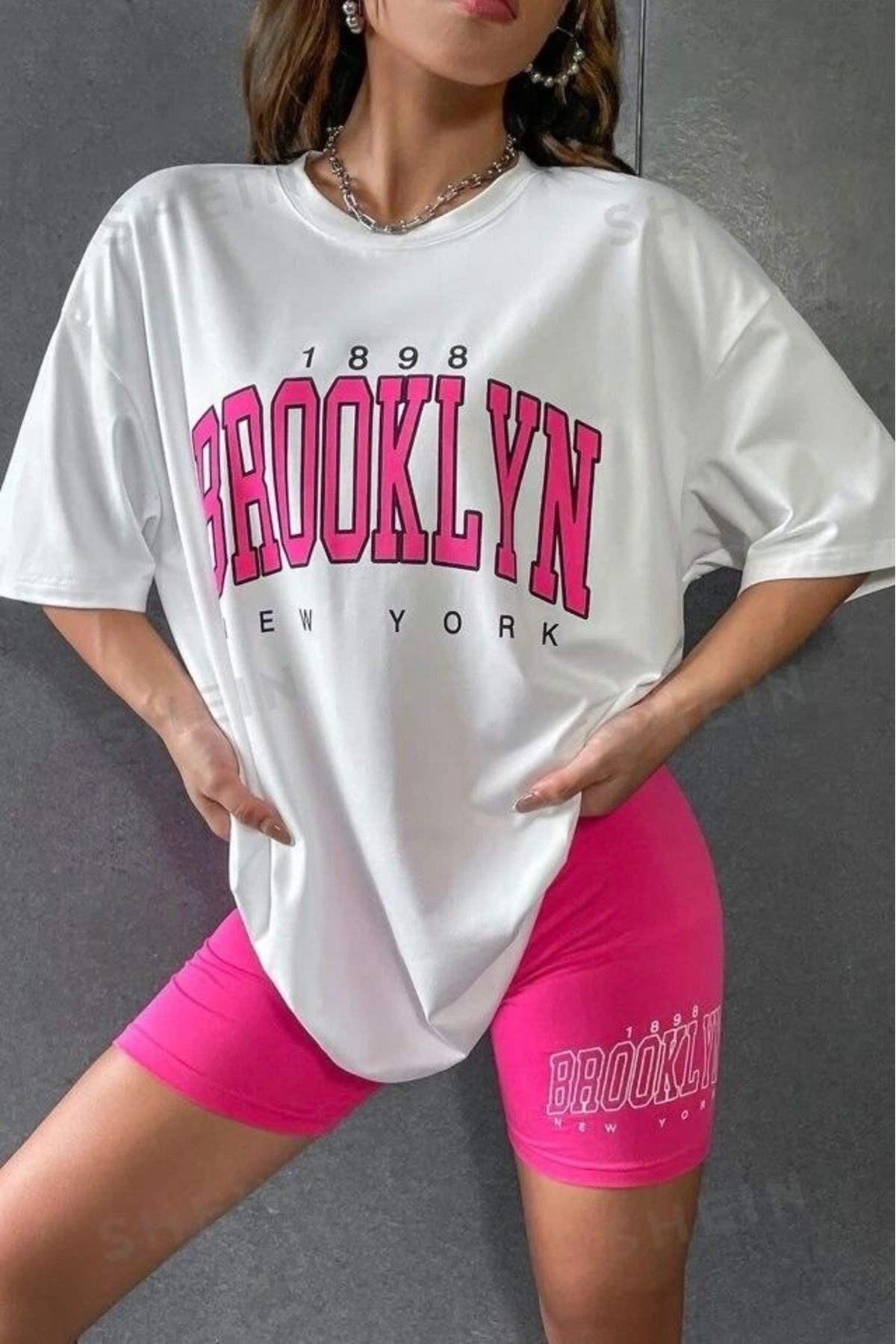 Brooklyn Newyork 1898 İkili Takım NY1898 - pembe