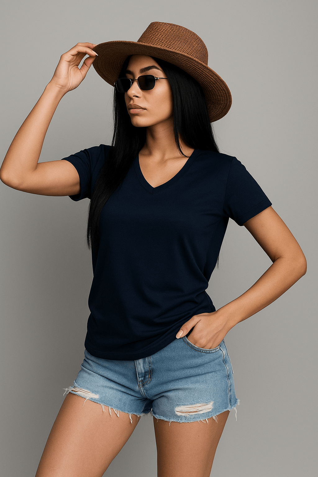 Tiril Tiril Penye Viskon Basic VJ3343 - Lacivert