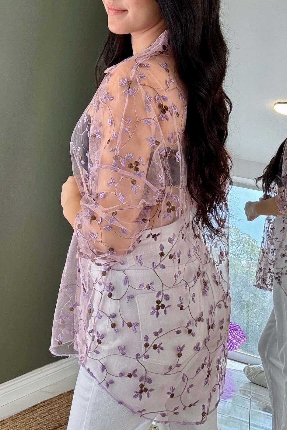 Özel Seri Dantel Gömlek G8332 - pembe