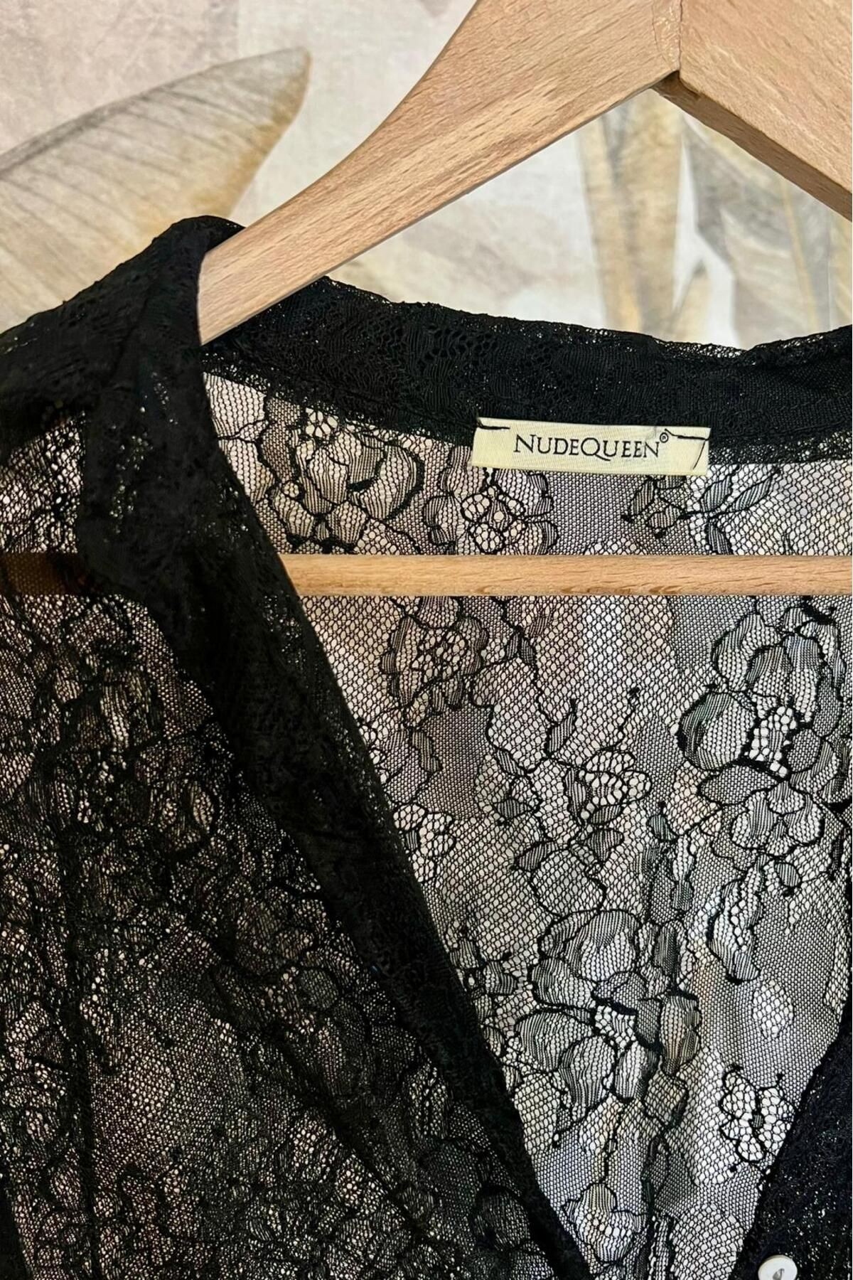 Premium Seri Dantel Salaş Gömlek DN2256