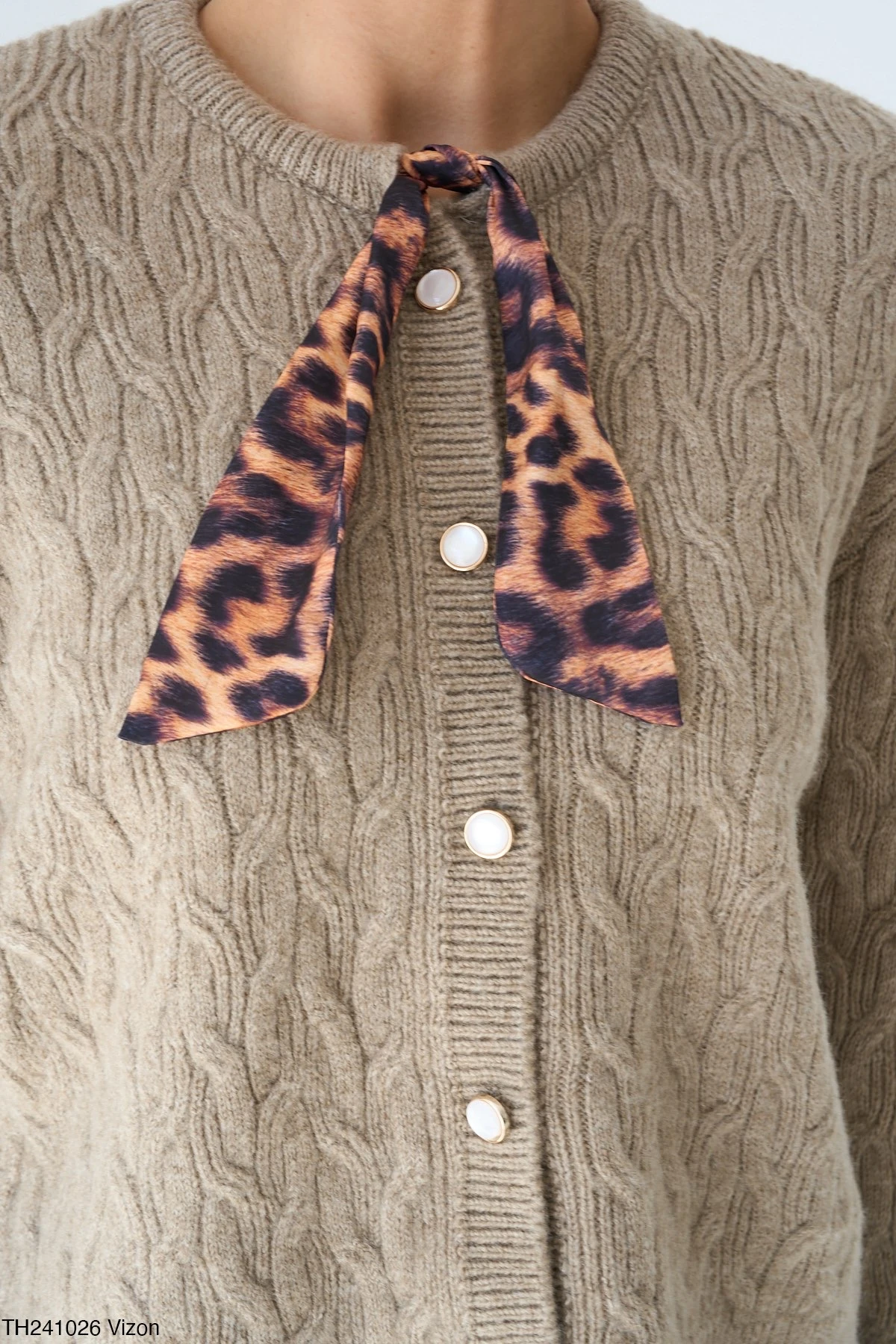 Premium Seri Flarlı Triko B5022 - bej