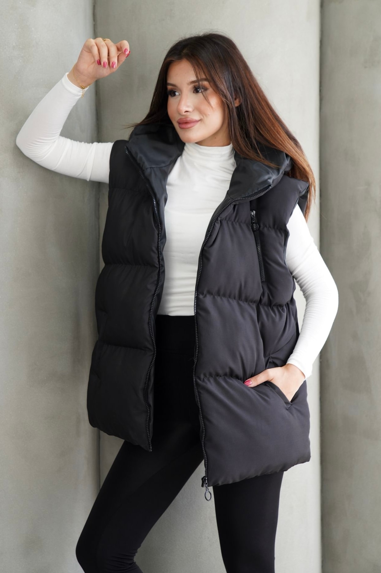 Oversize Şişme Yelek G5424